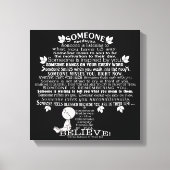 SOMEONE BEELD CANVAS AFDRUK (Voorkant)