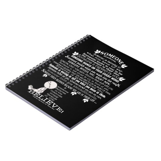 SOMEONE BEELD NOTITIEBOEK (Linkerzijde)