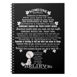 SOMEONE BEELD NOTITIEBOEK