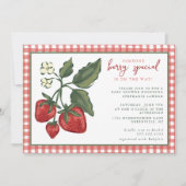 Someone Berry Special Baby Shower Invitation (Devant)