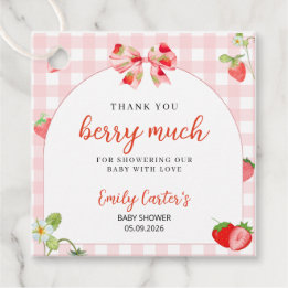 Someone Berry Sweet Baby Shower Invitation Bedankjes Labels