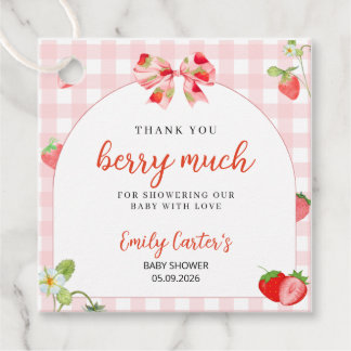Someone Berry Sweet Baby Shower Invitation Bedankjes Labels