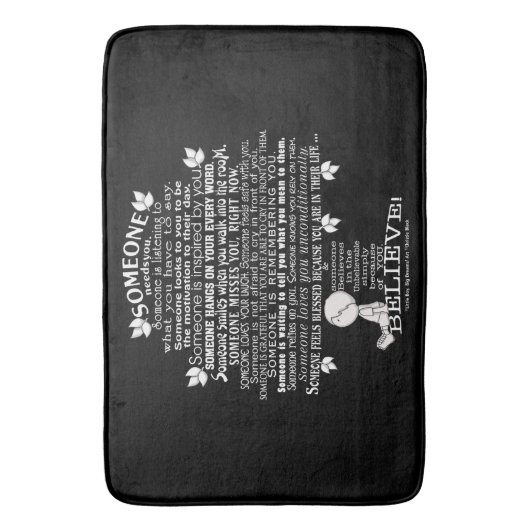 SOMEONE Boom Badmat (Voorkant Verticaal)