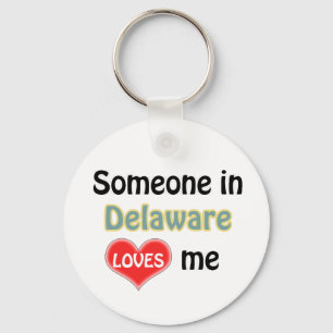 Someone in Delaware Loves me Sleutelhanger