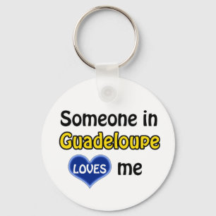 Someone in Guadeloupe Loves me Sleutelhanger