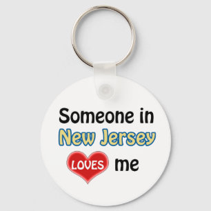 Someone in New Jersey Loves me Sleutelhanger