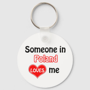 Someone in Poland Loves me Sleutelhanger