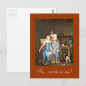 Someone ruikt naar de letter.!! briefkaart (Voorkant / Achterkant)