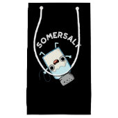 Somersalt Funny Somersault Salt Pun Dark BG Klein Cadeauzakje (Voorkant)