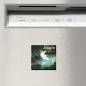 Somerset Falls Jamaïque Photo Magnet Cascade (In Situ (Lave-vaisselle))