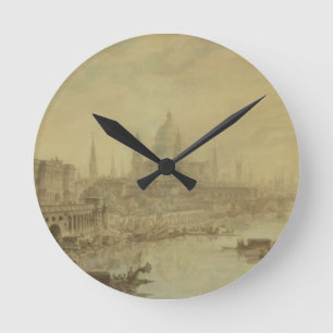 Somerset House, St. Paul's Cathedral en Blackfria Ronde Klok