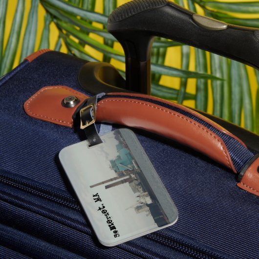 Somerset, MA Bagagelabel (Voorkant Insitu 1)