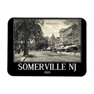 Somerville NJ, Main Street Uitzicht,  stijl Magneet