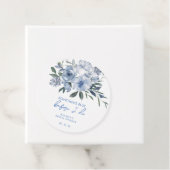 Something Blue Before I Do Bloemige Bruidsfeest Bedankjes Labels (In situ)