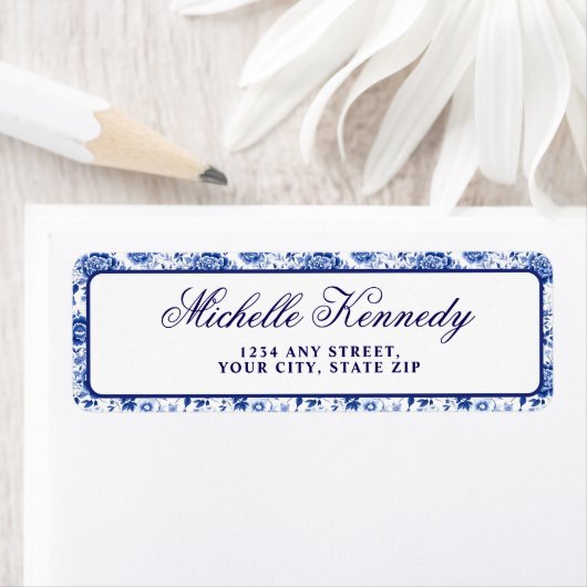 Something Blue Before I Do Bloemige Bruidsfeest  Etiket (Insitu)