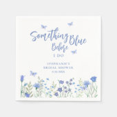 Something Blue Before I Do Bridal Shower Servet (Voorkant)