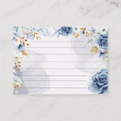 Something Blue Before I Do Recipe  Informatiekaartje (Achterkant)