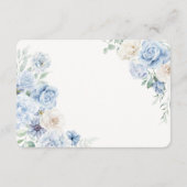 Something Blue Bloemige Hortensia Deel Een Recept Informatiekaartje (Achterkant)