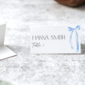 Something Blue Bow Coquette Naam Zitplaatsen