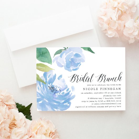 Something Blue | Bridal Brunch Invitation