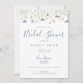 Something Blue Bridal Shower Invitation (Devant)