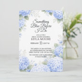Something Blue Bridal Shower Invitation (Debout devant)