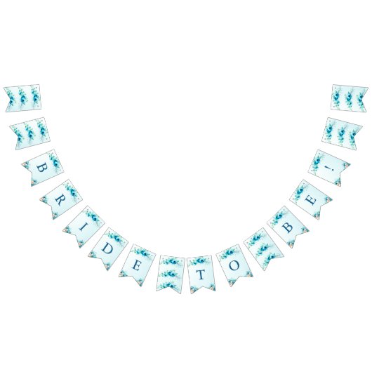 Something Blue Bruid Wordt Echtgenote Bloemrijke B Vlaggetjes (Alle)