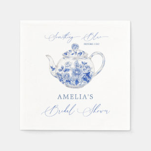 Something Blue Bruids Shower Toile Servet