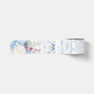 Something Blue Bruidsdouche Blauwe Hortensia Lint