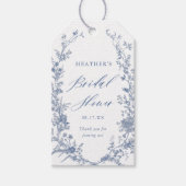 Something Blue Bruidsfeest Dank Je Cadeaulabel (Voorkant)