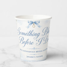 Something Blue Bruidsfeest Papieren Bekers | Blauw