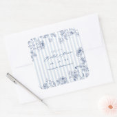 Something Blue Favor Stickers Bridal Shower Labels (Enveloppe)