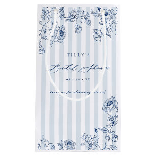 Something Blue Favor Tassen Bruiloft Uitnodiging C Klein Cadeauzakje