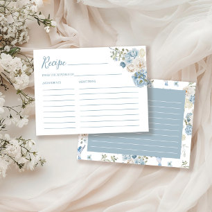 Something Blue Floral Vrijgezellenfeest Recept Kaa Briefkaart