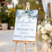 Something Blue Hydrangea Welcome Bridal Shower Acr
