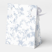 Something Blue Lint Bruiloft Bridal Shower Bedankdoosjes (Achterkant)