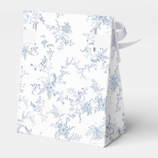 Something Blue Lint Bruiloft Bridal Shower Bedankdoosjes (Achterkant)