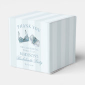 Something Blue Ondergoed Bruidsfeest Dessert Bedankdoosjes (Achterkant)