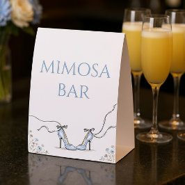 Something Blue Poeder Blauwe Hakken Bruidsdouche