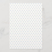 Something Blue Powder Blue Heels Bridal Shower Menu (Achterkant)