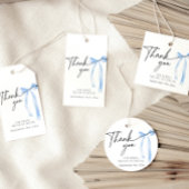 Something Blue Strikte de Knoop Bruidsborrel Cadeaulabel