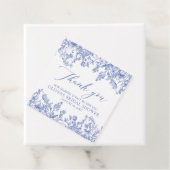 Something Blue Victoriaanse Bloem Bruidsdouche Bedankjes Labels (In situ)