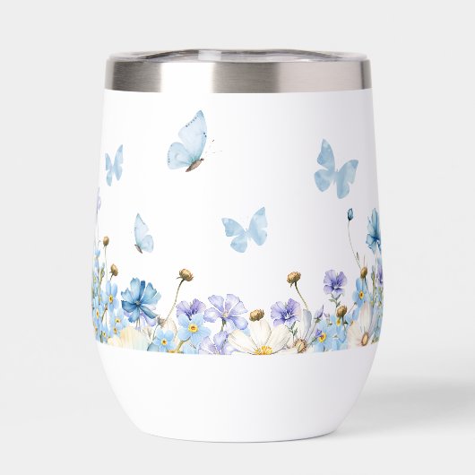 Something Blue voor 'I do' Floral Vrijgezellenfees (Achterkant)