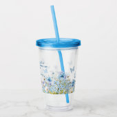 Something Blue voor 'Ik doe' Bruiloftsfeest met bl Acryl Drinkbeker (Links)