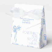 Something Blue voor ik het doe Bruidsdouche Bedankdoosjes (Voorkant Zijde)