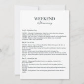 Something Blue Winter Floral Bachelorette Kaart (Achterkant)