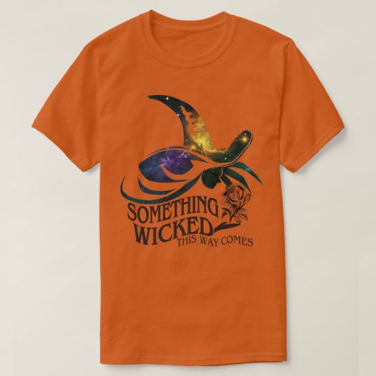 Something Wicked This Way Comes Spooky Witches Hal T-shirt (Design voorkant)