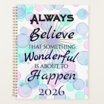 Something Wonderful 2026 Planner