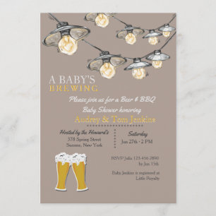 Something's Brewing Baby shower 2 Kaart