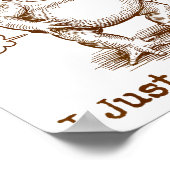 Sometimes I Just Be Fartin’ Frog Funny Rude Silly  Poster (Hoek)